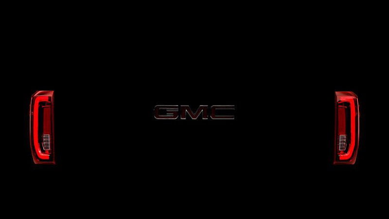2019 GMC Sierra 1500 taillights revealed in teaser